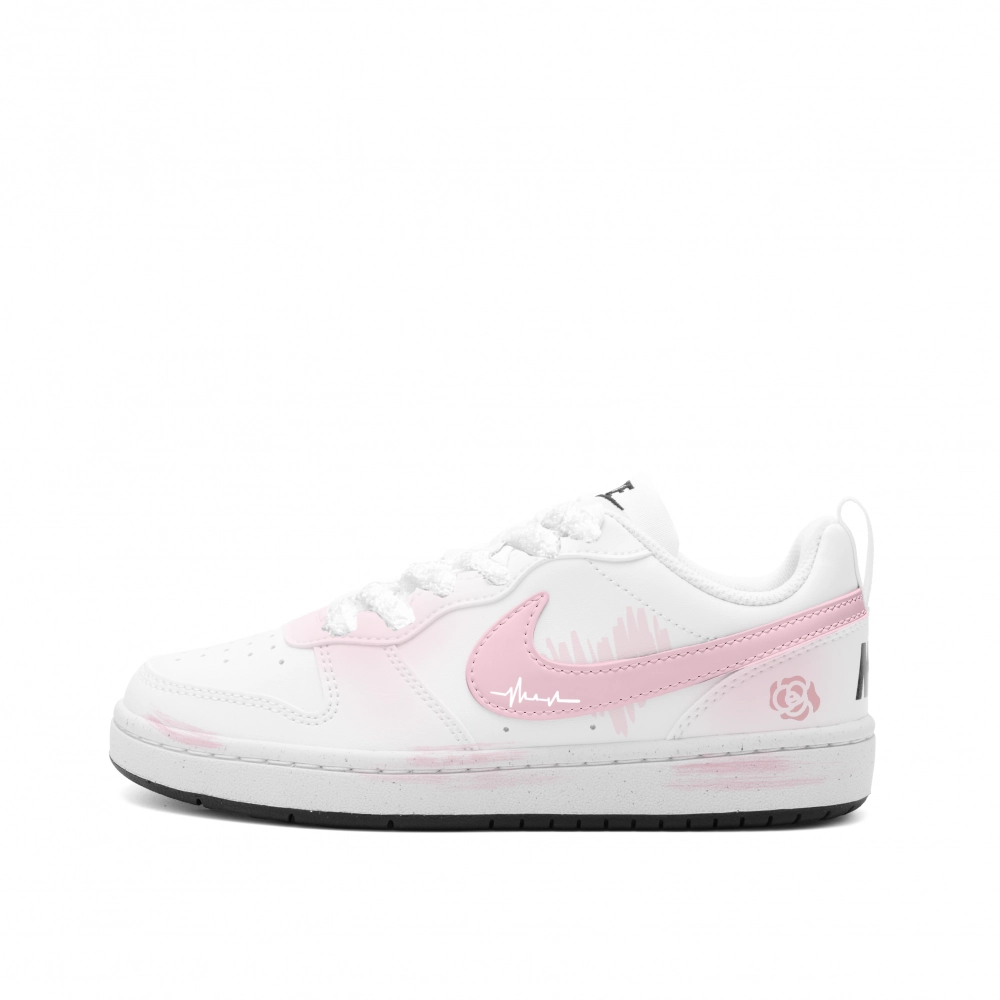 Nike Court Borough GS Abrasion Resistant Low top Skateboard Shoes Women's