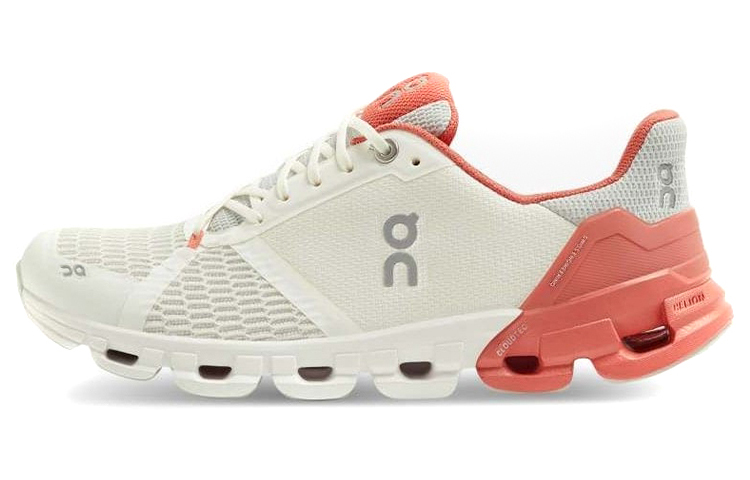 On Cloudflyer Cushioned Slip-Resistant Support Low-Top Running Shoes Women's Coral Red