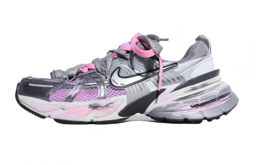 Nike V2K Run Casual Running Shoes Women's Silver Pink