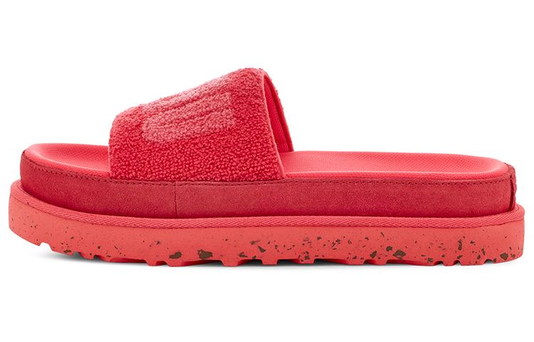 UGG Rubber Sole Slide Slippers Women's Hibiscus Pink