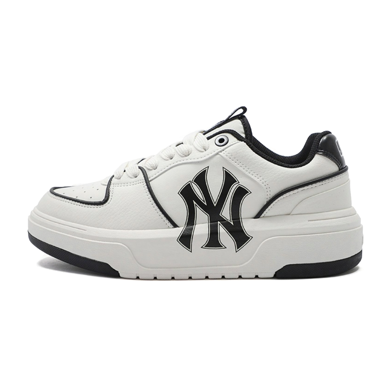 MLB Chunky Liner Skateboard Shoes Unisex Low Top Ecru