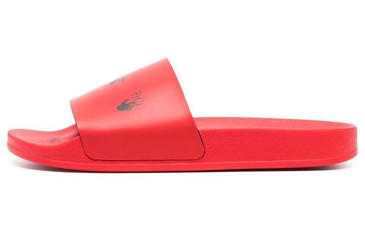 OFF WHITE Odor Resistant Slide Slippers Men's Red