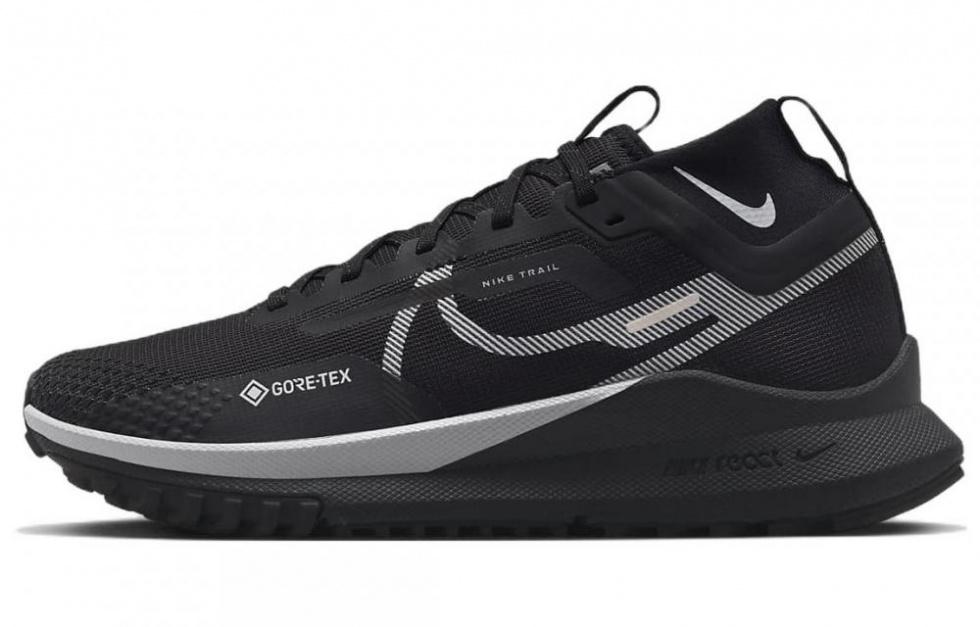Nike React Pegasus Trail 4 Gore Tex Black Wolf Grey Women's