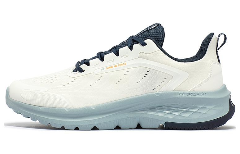 361° Cushioning Wear-Resistant Low-Top Running Shoes Men's White Blue