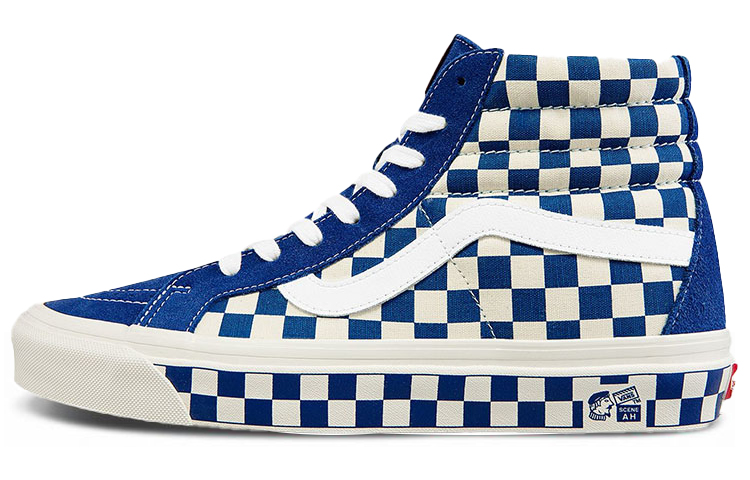 Vans Style 38 Checkerboard Blue/White