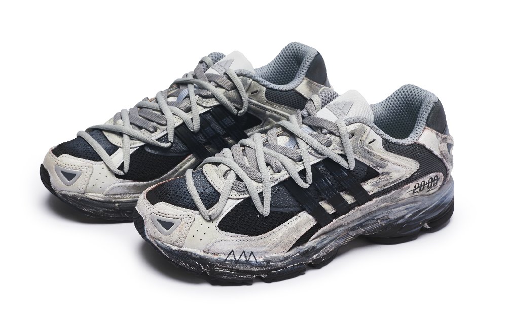 Adidas Originals Response Anti Slip Wear Resistant Low Top Running Shoes Unisex White Gray Black