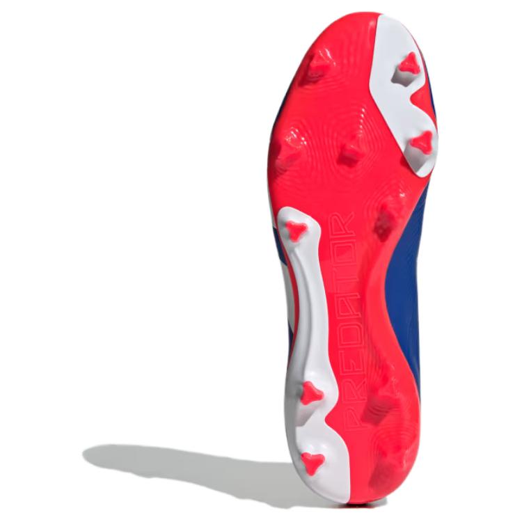 Adidas Predator League Laceless Fg Lucid Blue Cloud White Solar Red