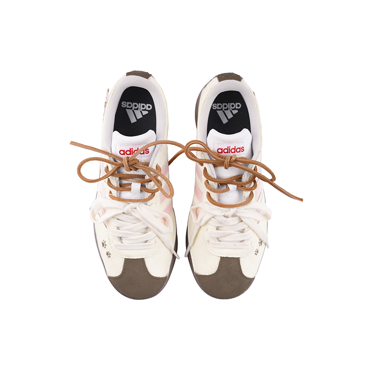 Adidas VL COURT 2.0 Abrasion Resistant Low Top Skateboard Shoes Unisex Yellow Pink купить в интернет-магазине Yoocart с быстрой доставкой по России.