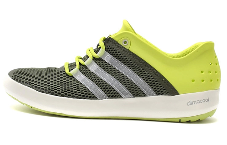 Adidas Climacool BOAT PURE Anti Slip Wear Resistant Breathable Lightweight Low Top Outdoor Shoes Unisex Green
