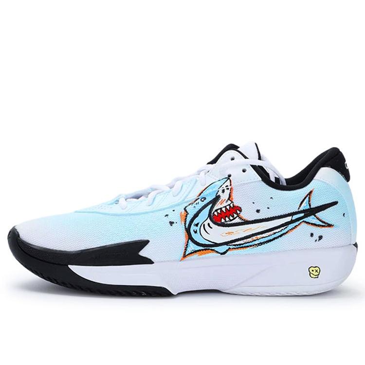Nike Air Zoom G.T.Cut Academy Anti-Slip Wear-Resistant Low-Top Basketball Shoes Unisex Blue
