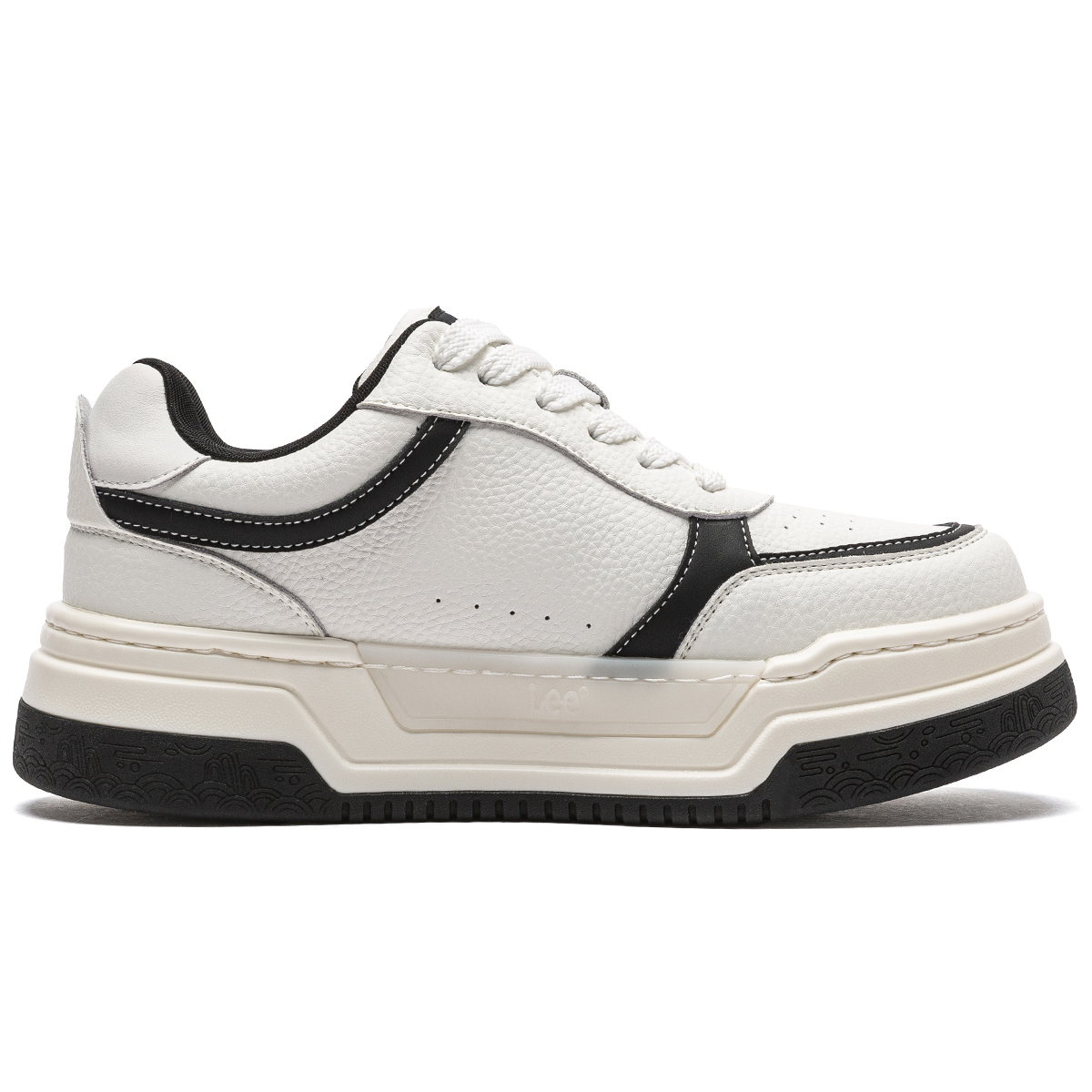 Lee White Sneakers Height Increasing Low top Skateboard Shoes Men's