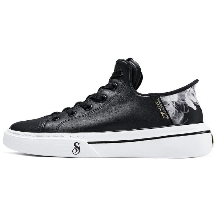 Skechers Slip Ins Durable Breathable Low-Top Casual Shoes Men's Black White
