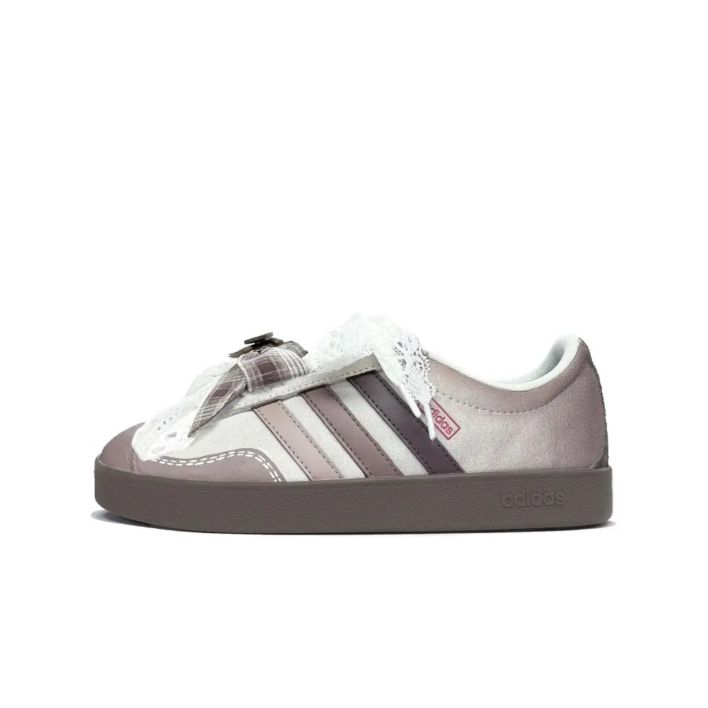 Adidas VL COURT 2.0 Ichigumi Hanacho Abrasion Resistant Low top Skateboard Shoes Unisex Brown