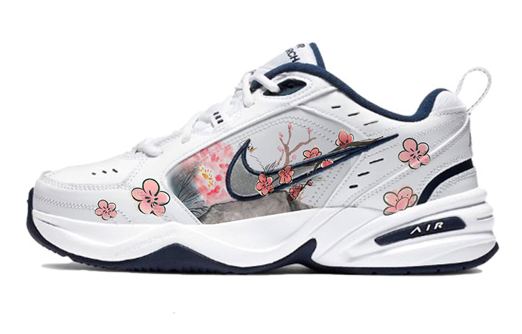 Nike Air Monarch 4 Chunky Sneakers Unisex Low-Top White/Blue