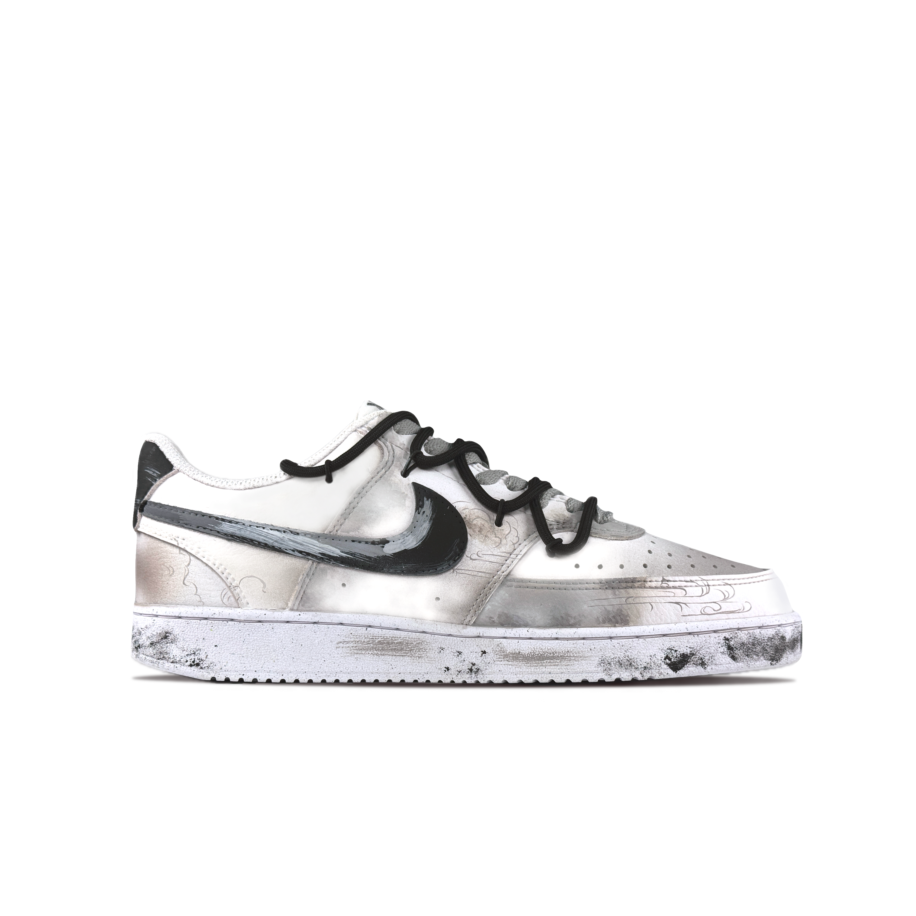 Nike Court Vision 1 Explosive Plan Crane's Return Anti Slip Wear Resistant Low Top Skateboard Shoes Unisex Beige Gray купить в интернет-магазине Yoocart с быстрой доставкой по России.