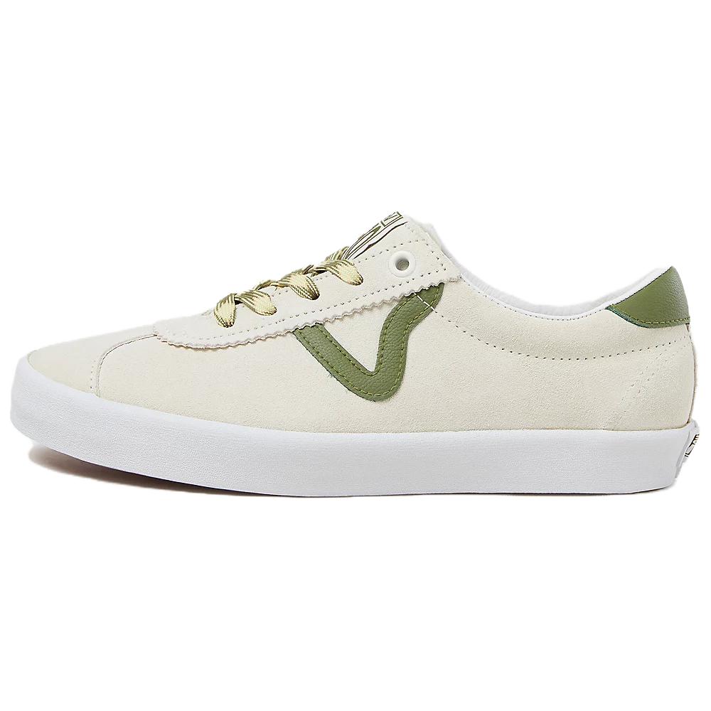 Vans Anti Slip Wear Resistant Low Top Skateboard Shoes Unisex Ecru