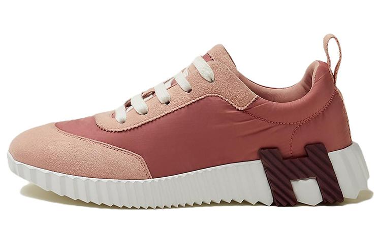 HERMES Bouncing Casual Shoes Women's Low-Top Pink
