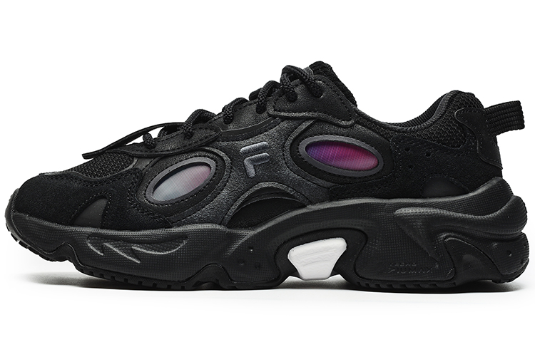FILA FUSION Raccoon Sneakers 'Black Purple' Women's
