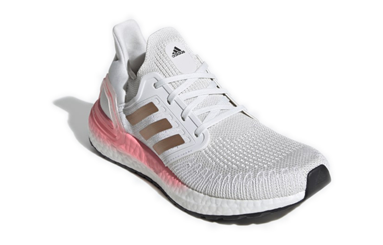 Adidas Ultra Boost 20 White Copper Flash Red Women's купить в интернет-магазине Yoocart с быстрой доставкой по России.