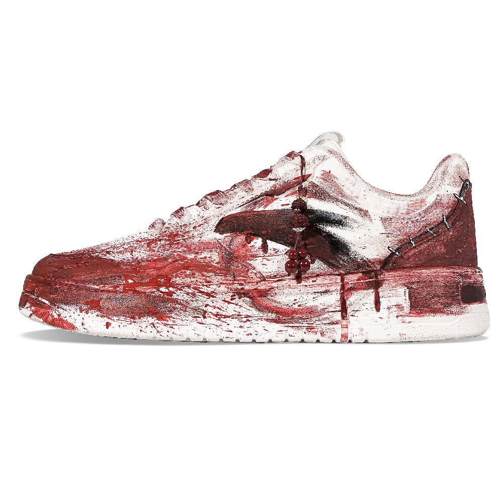 Anta Slip Resistant Cushioning Abrasion Resistant Low Top Skateboard Shoes Unisex Scarlet