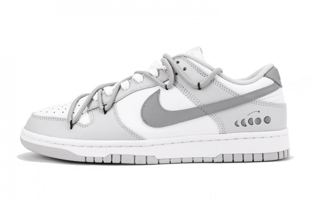 Nike Dunk Skateboard Shoes Men Low-Top White Gray