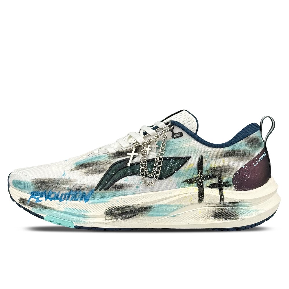 LINING Red Hare 8 Running Shoes Men's Low top White Blue
