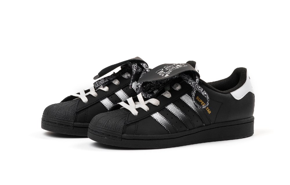 Adidas Originals SUPERSTAR Abrasion Resistant Slip Resistant Low Top Skateboard Shoes Unisex Black White
