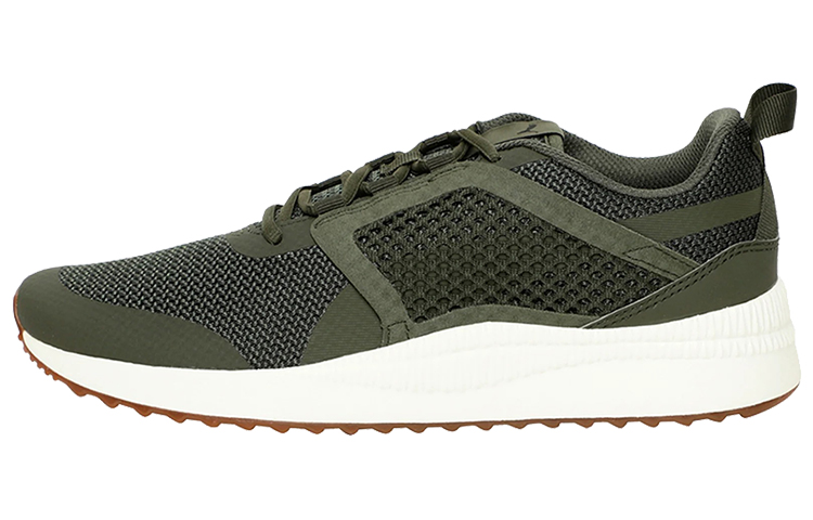 PUMA Pacer Next Net Low Running Shoes Armygreen 'Army Green White' Women's