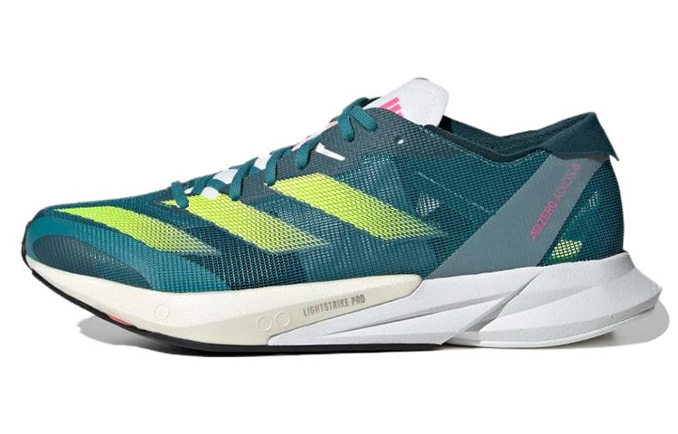 Adidas Adizero Adios 8 Shoes 'Wonder Blue Solar Green' Women's