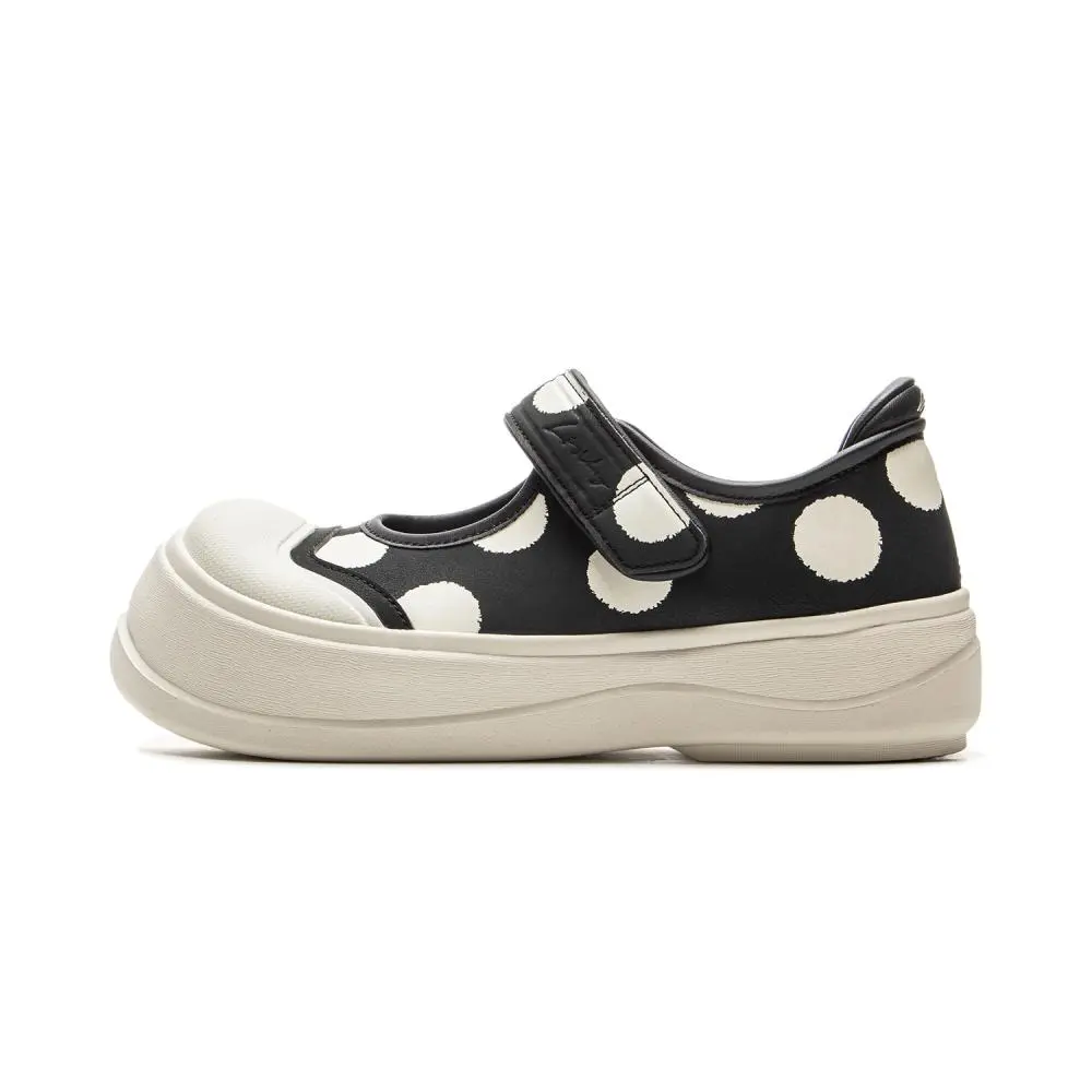 LiNing Honey Breathable And Wear-resistant Low-Top Casual Shoes Women's Black White