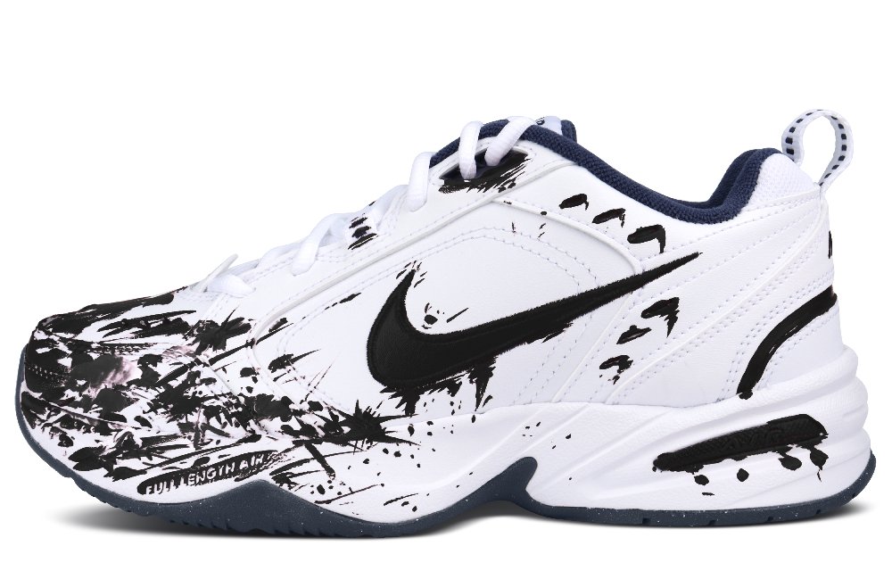 Nike Air Monarch 4 Chunky Sneakers Unisex Low-Top Black