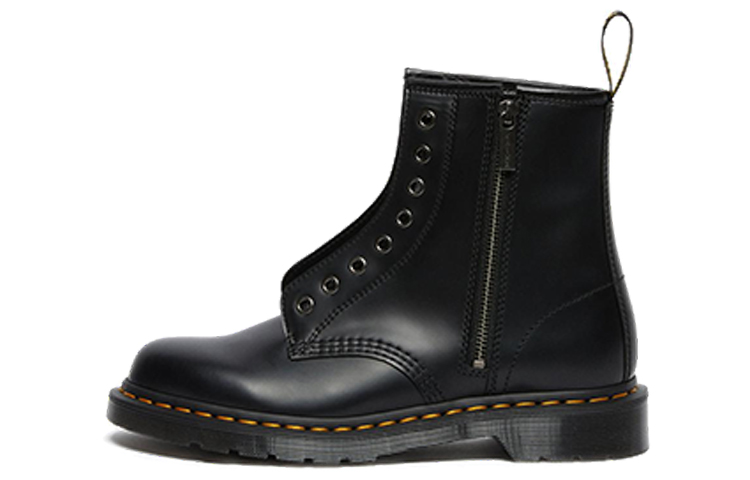 Dr. Martens Dr.Martens 1460 Elastic Smooth Leather Lace Up Boots 'Black'