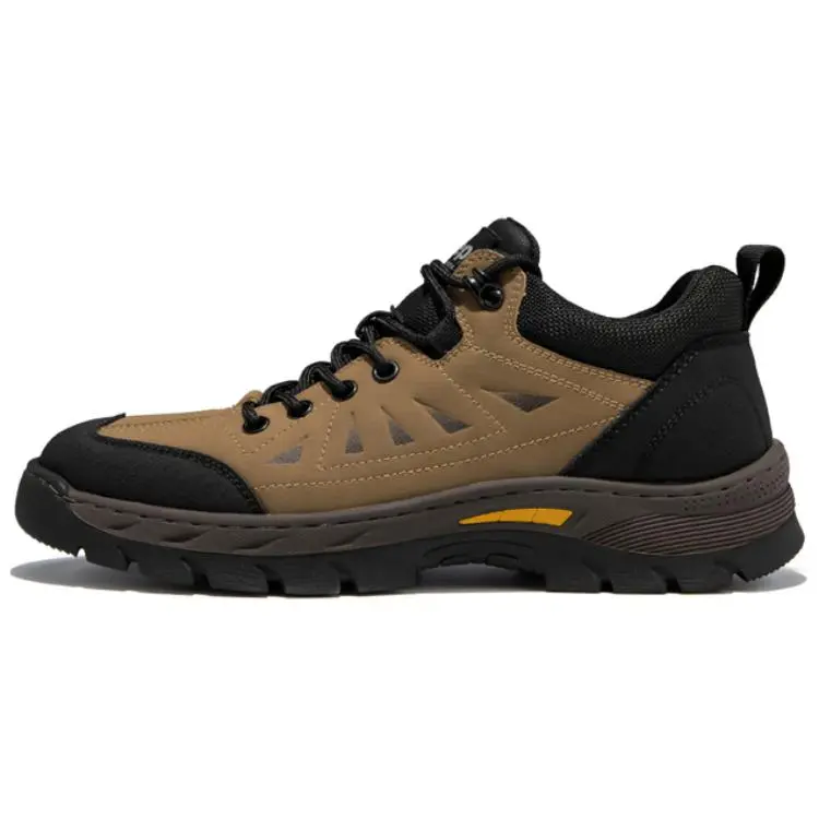 Jeep Wear-Resistant Low-Top Hiking Shoes Men's Earth Yellow