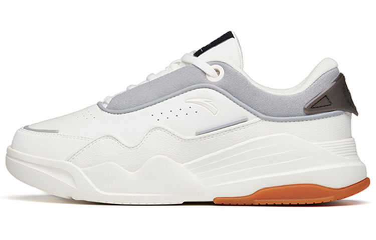 Anta Low Top Skateboard Shoes Men's White Gray