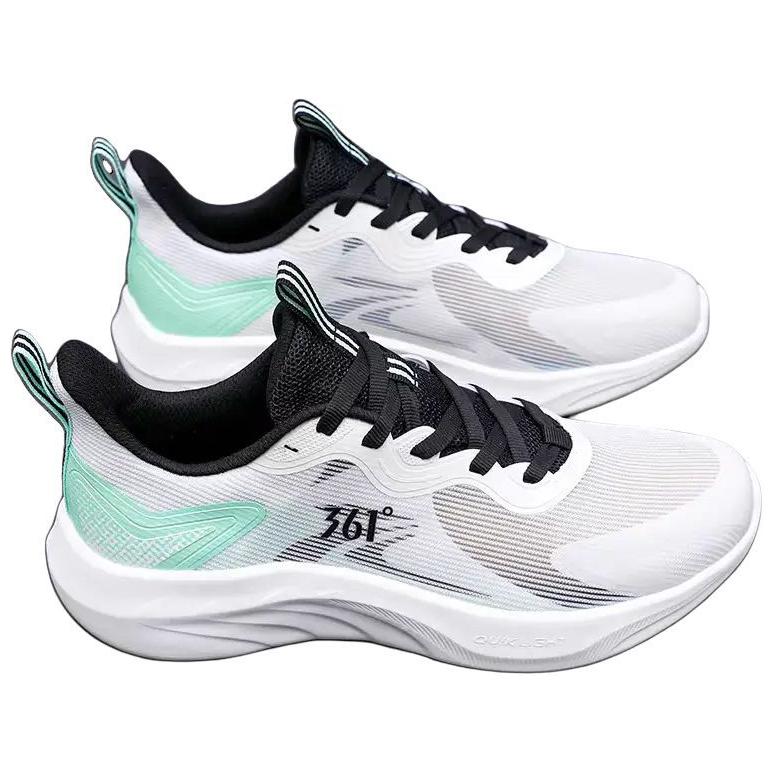 361° Durable Breathable Low-Top Sprint Running Shoes Men's White Green купить в интернет-магазине Yoocart с быстрой доставкой по России.