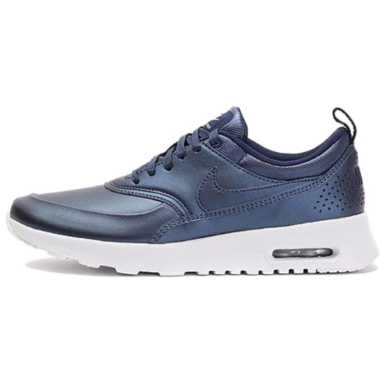 Nike Air Max Thea Abrasion Resistant Low Top Running Shoes Women's Blue White