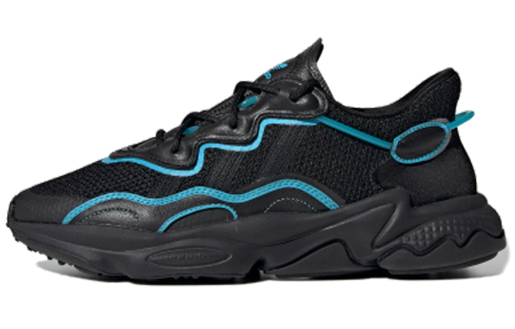 Adidas Originals Ozweego Core Black Bright Cyan