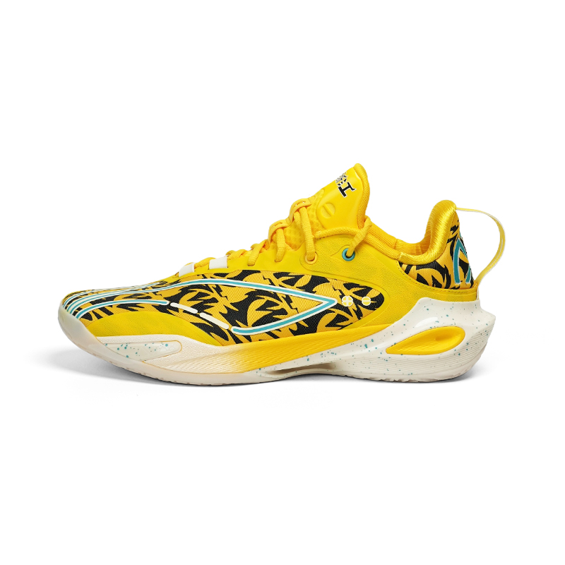 LINING Flash Strike 11 Basketball Shoes Men's Low Top Yellow