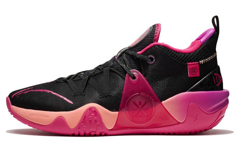 LiNing Cushioning, Slip Resistant, Abrasion Resistant, Coverage, Support Mid Top Basketball Shoes Men's Black