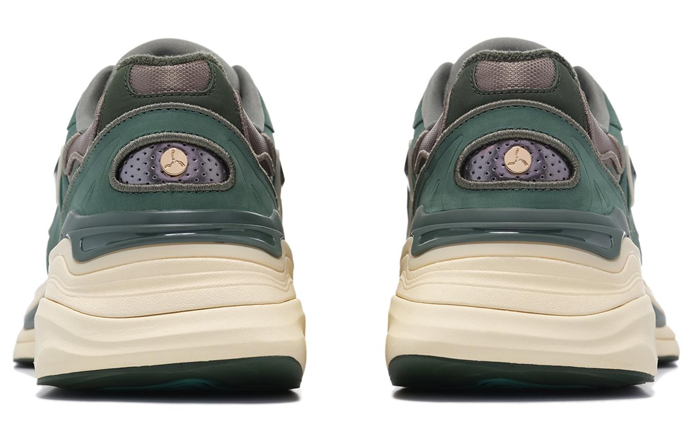 LI NING 1990 Lava Cushioned Slip Resistant Abrasion Resistant Low Top Casual Shoes Men's Jasper