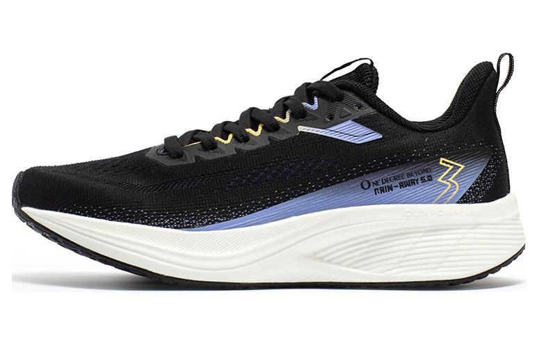 361° Cushioning Lightweight Low Top Running Shoes Women's Black Purple