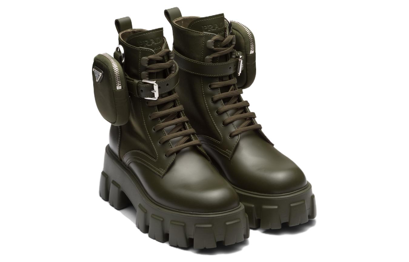PRADA Monolith Ankle Boots купить в интернет-магазине Yoocart с быстрой доставкой по России.