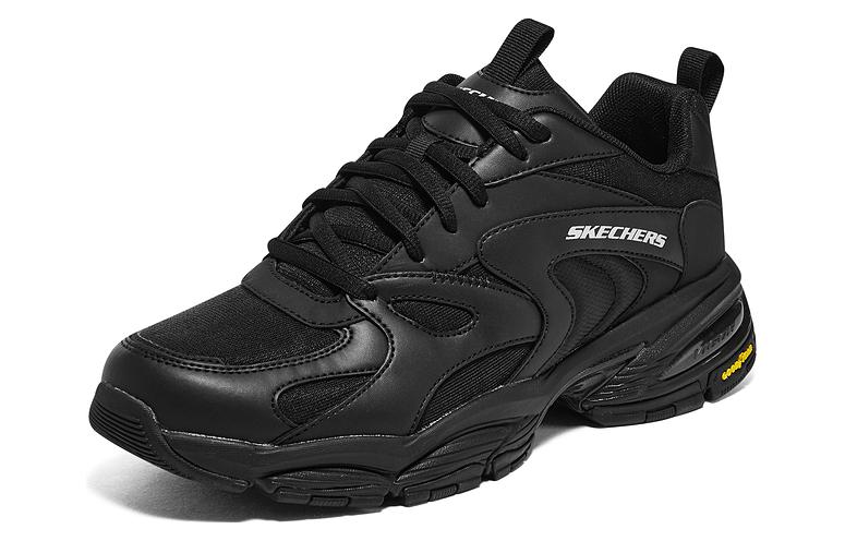 Skechers Vigor 3.0 Low Top Chunky Sneakers Men's Black