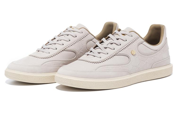 LI NING 1990 Low Top Skateboard Shoes Men's Dawn Gray