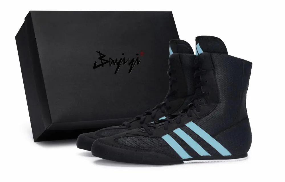 Adidas Box Hog 2.0 Training Shoes Unisex High top Light Blue