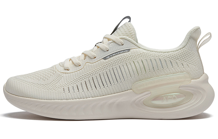 361° NFO Slip Resistant Cushioning, Breathable, And Lightweight Low Top Running Shoes Men's White Gray