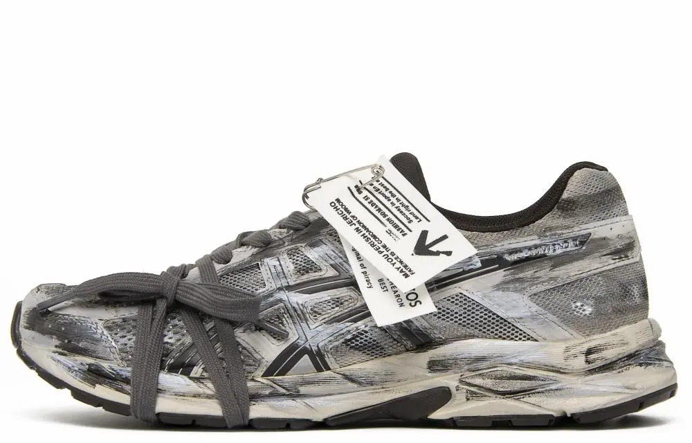 Asics Gel-Contend 4 Slip-Resistant Breathable Low-Top Running Shoes Men's Gray Silver