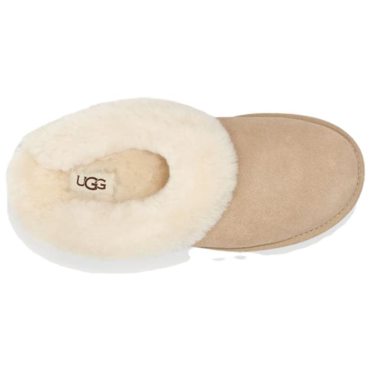 UGG EVA Slip Resistant Closed Toe Slippers Women's Beige