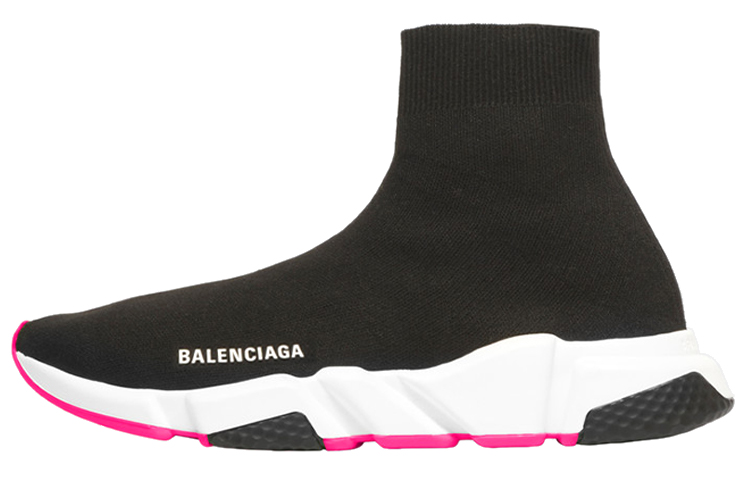 Balenciaga Speed Trainer 'Black Pink Sole' Women's