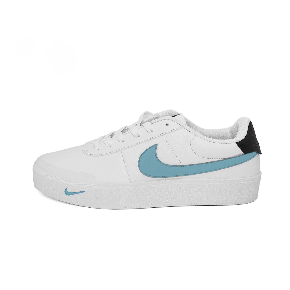 Nike Court Shot Slip Resistant, Abrasion Resistant, Lightweight Low Top Skateboard Shoes Unisex Blue